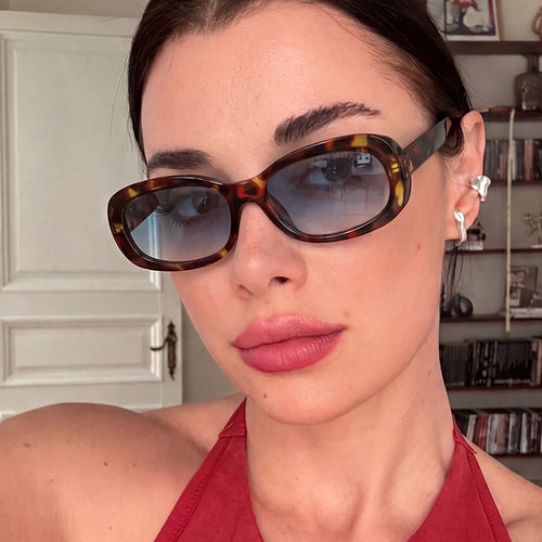 Women oversized sunglasses with luxurious frame and UV protection Bowlift
