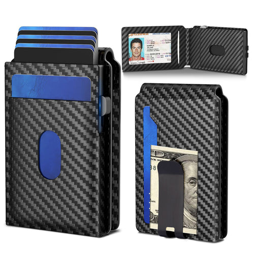 Carbon Fiber Slim RFID-Blocking Wallet Bowlift