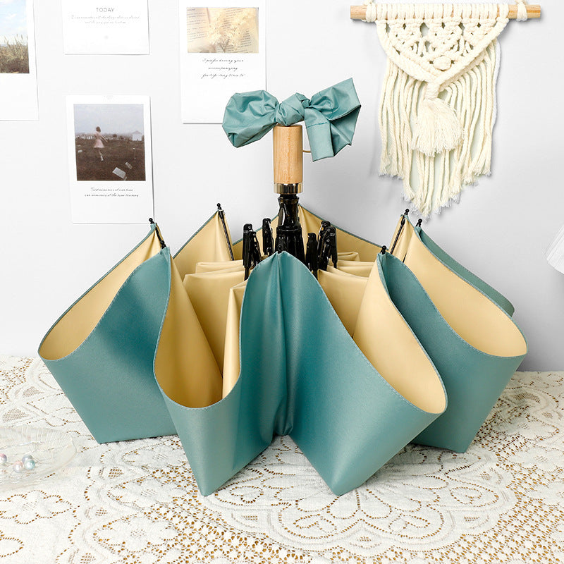 Ladies stylish portable foldable umbrella with elegant design Bowlift