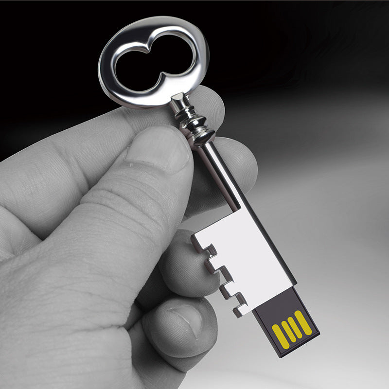 Vintage Key-Shaped USB Flash Drive Bowlift