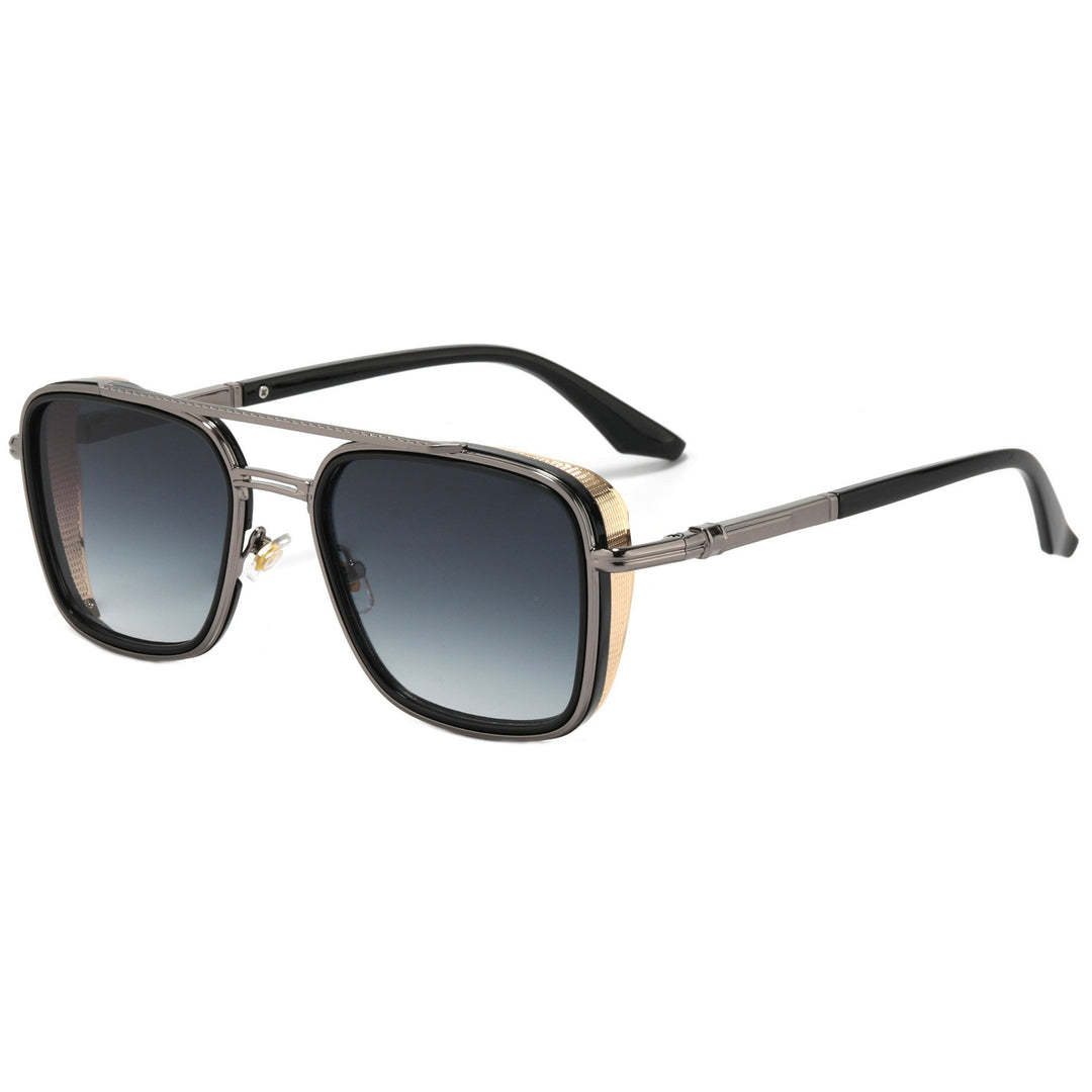 Ladies fashionable oversized sunglasses with luxurious accents Bowlift