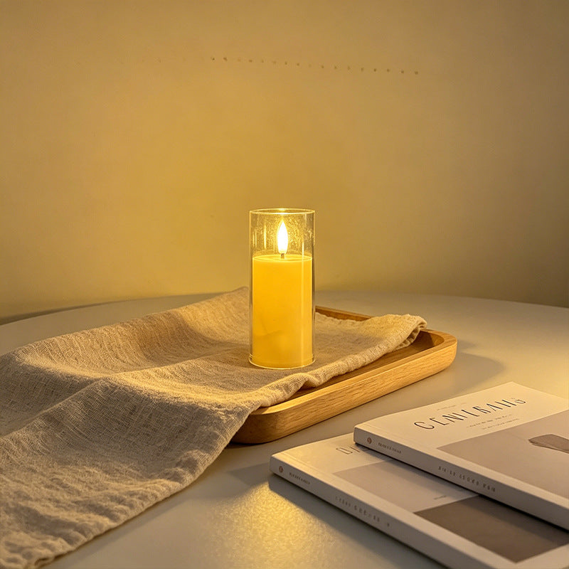 LED Scented Candle with Flame Effect Bowlift