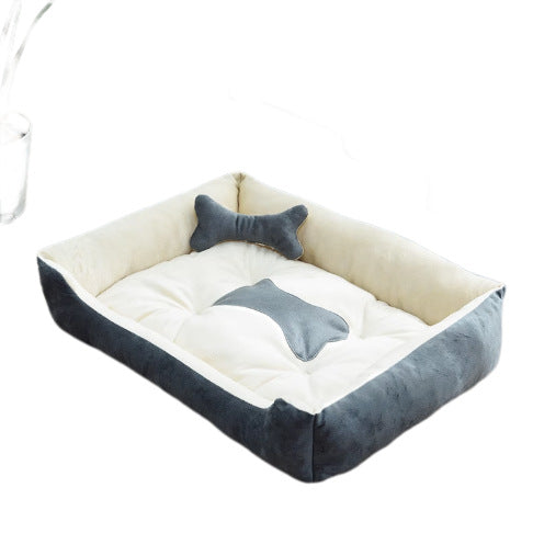 Orthopedic Plush Dog Bed