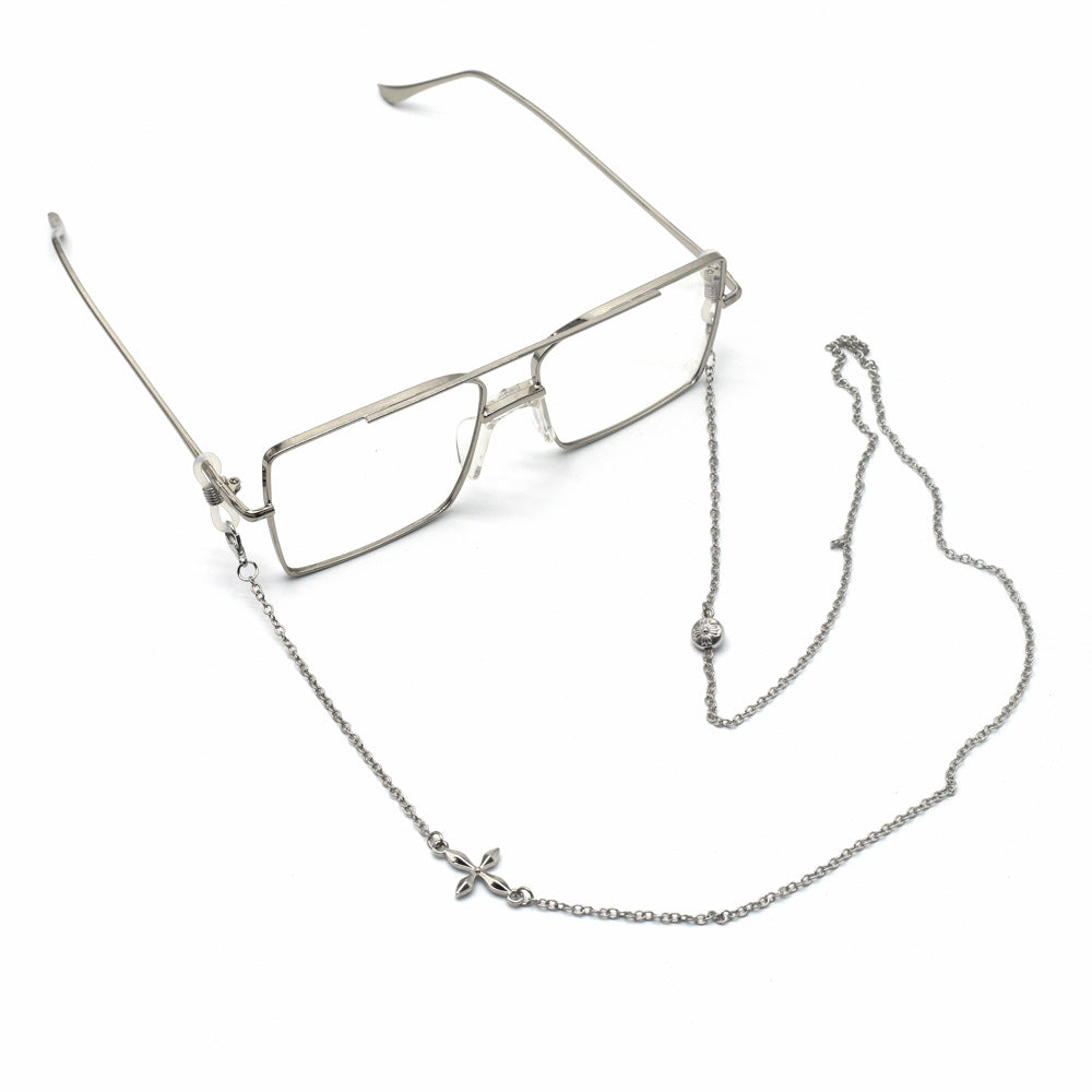 Premium Silver Layered Eyewear Chain Bowlift