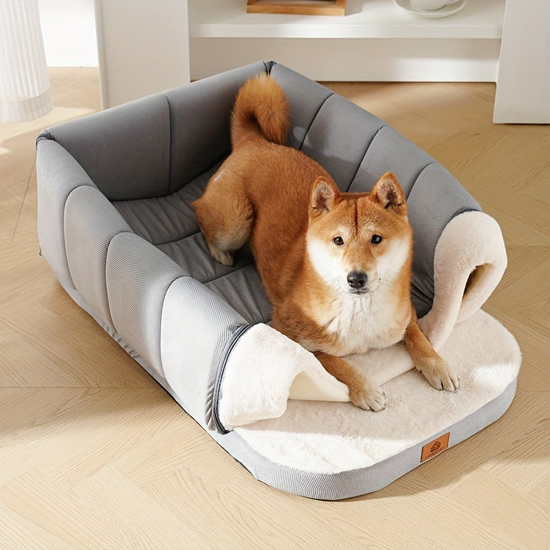Cozy Enclosed Dog Bed