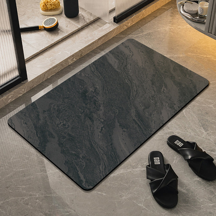 Luxurious Marble Effect Bathroom Mat