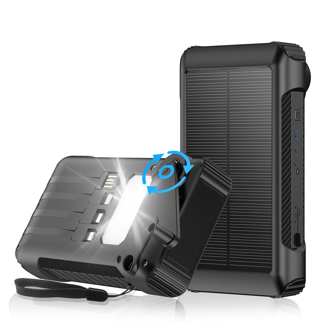 Solar Power Bank With Multiple Charging Function Bowlift