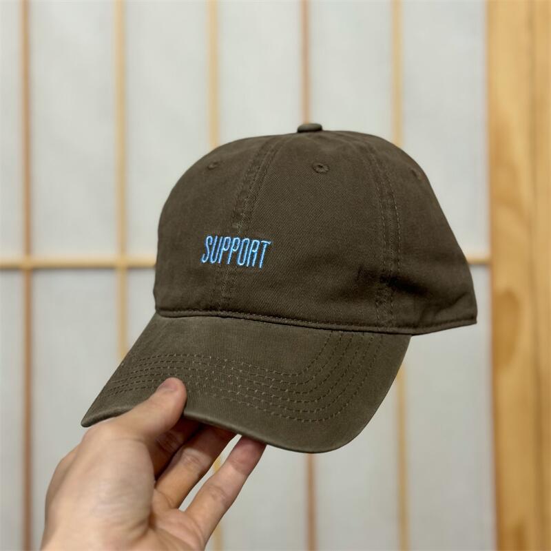 Men's Supportive Embroidered Cotton Baseball Cap Bowlift