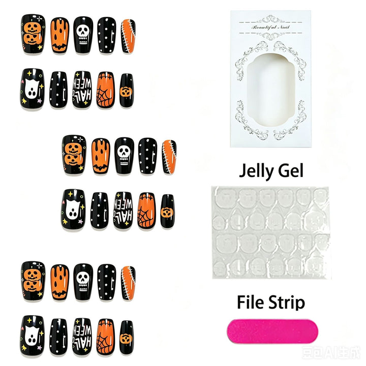 Creative Halloween Nail Design Set Bowlift