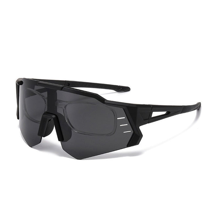 Women's Sporty Racing Sunglasses with Adjustable Nose Pad and High-Quality UV Protection Bowlift