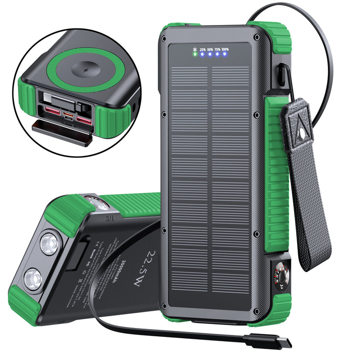 Wearable Solar Power Bank Bowlift