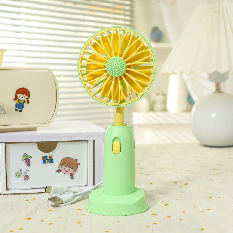 Women's Portable Mini Fan with Flexible Head Bowlift