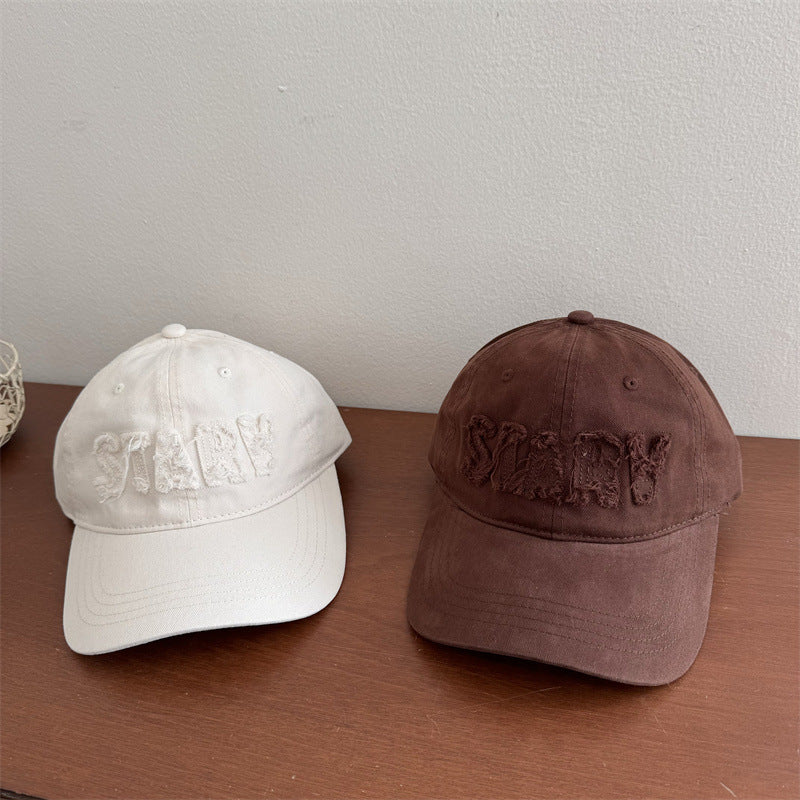 Women's Casual Distressed Baseball Cap Bowlift