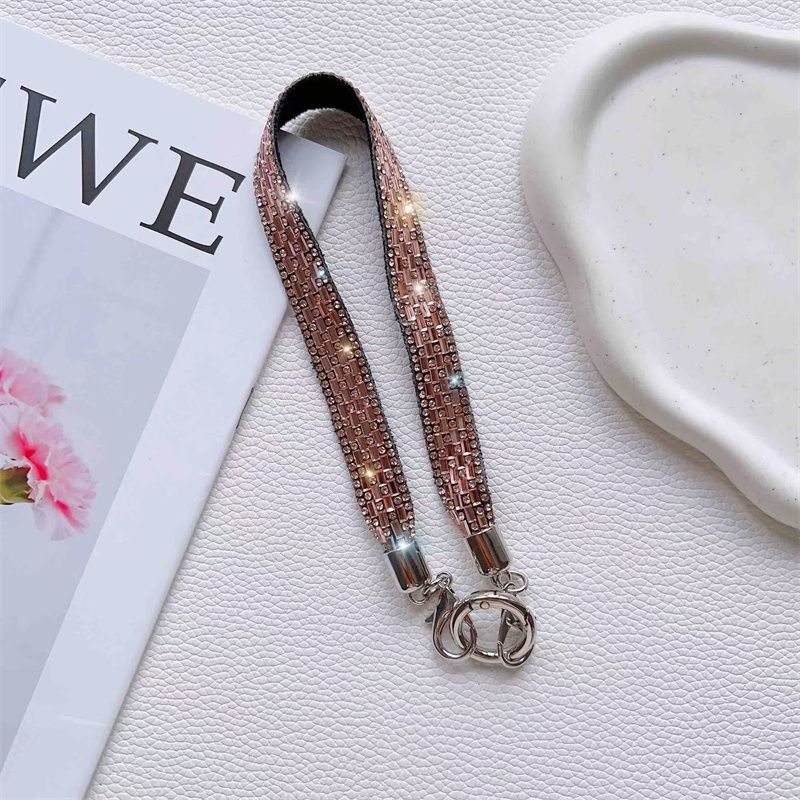 Decorative Rhinestone Phone Lanyard Bowlift