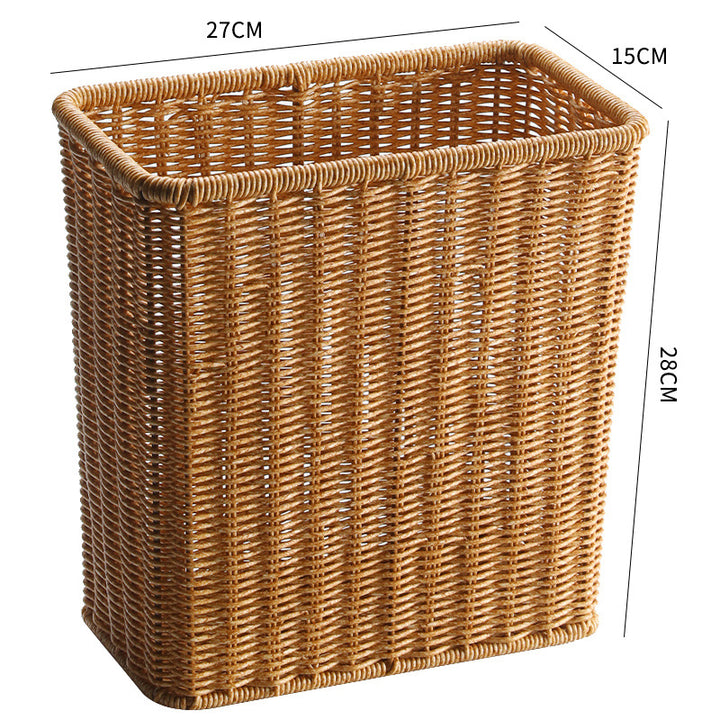 Handcrafted Wicker Waste Bin Bowlift