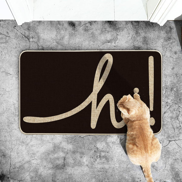 Decorative Welcome Floor Mat Bowlift