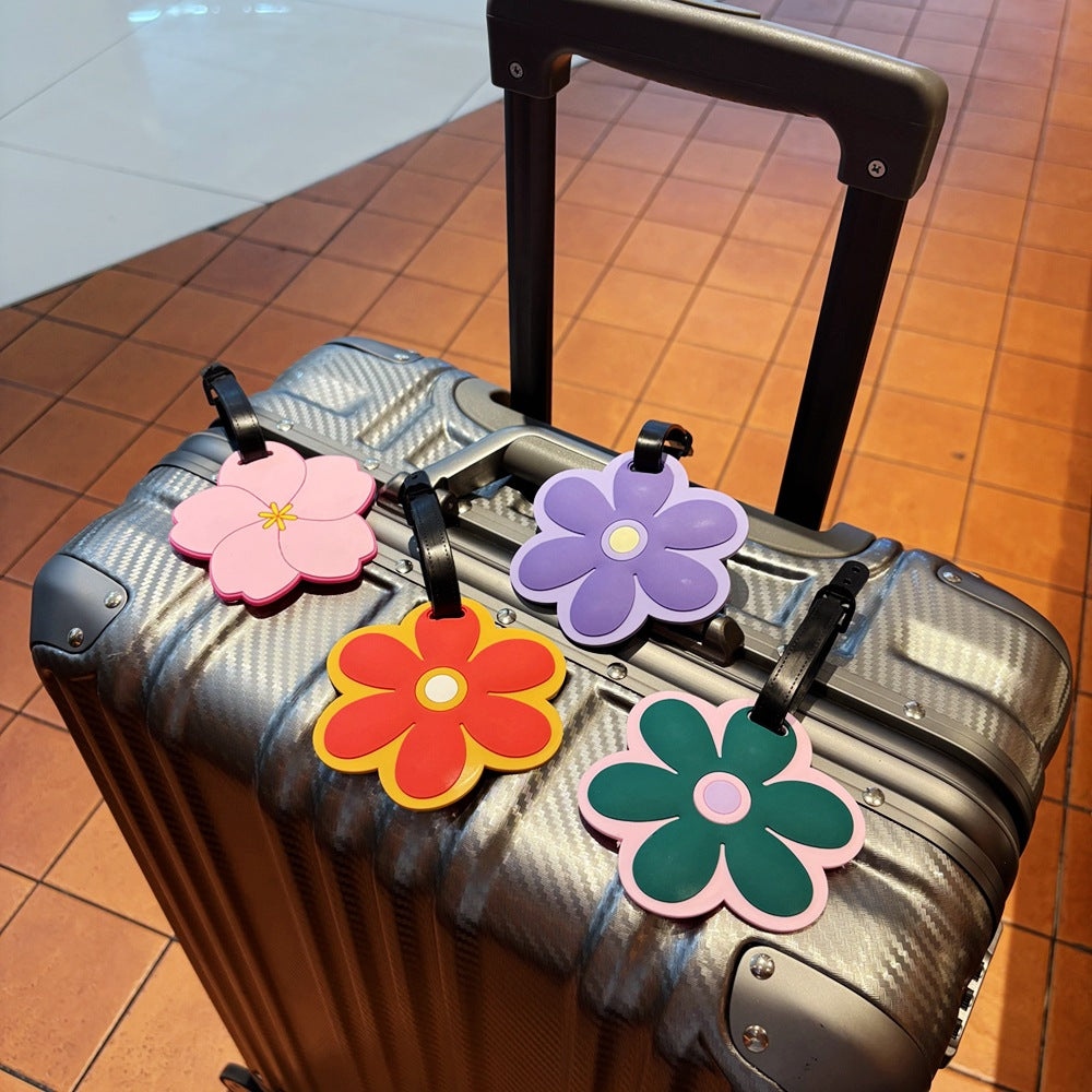 Floral Silicone Luggage Tag Bowlift
