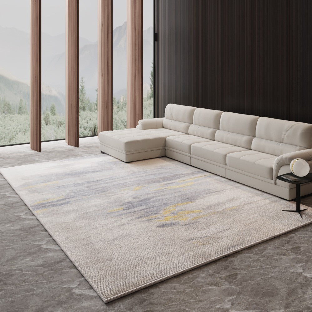 Contemporary Geometric Design Bowlift Rug