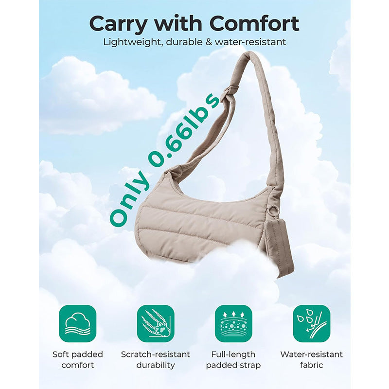 Practical shoulder bag with insulating properties and drink compartment Bowlift