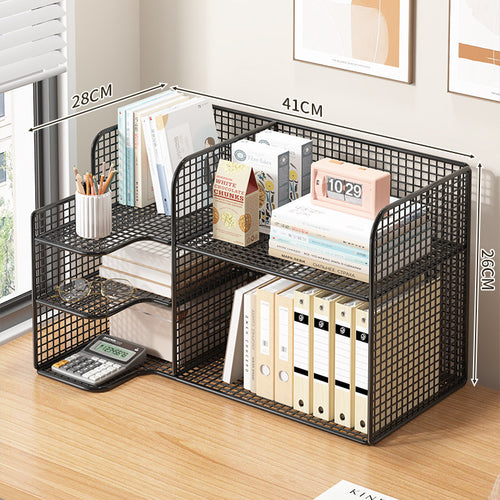 Modern Wire Mesh Document Organizer Rack Bowlift
