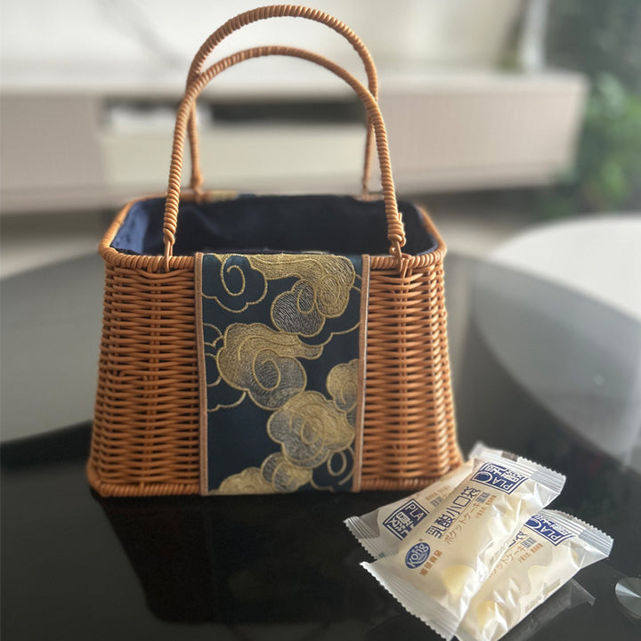 Women Handcrafted Basket Bag Bowlift