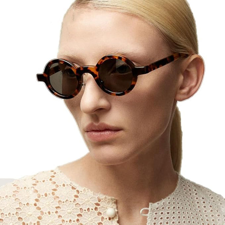 Women's round sunglasses with innovative design and UV protection Bowlift