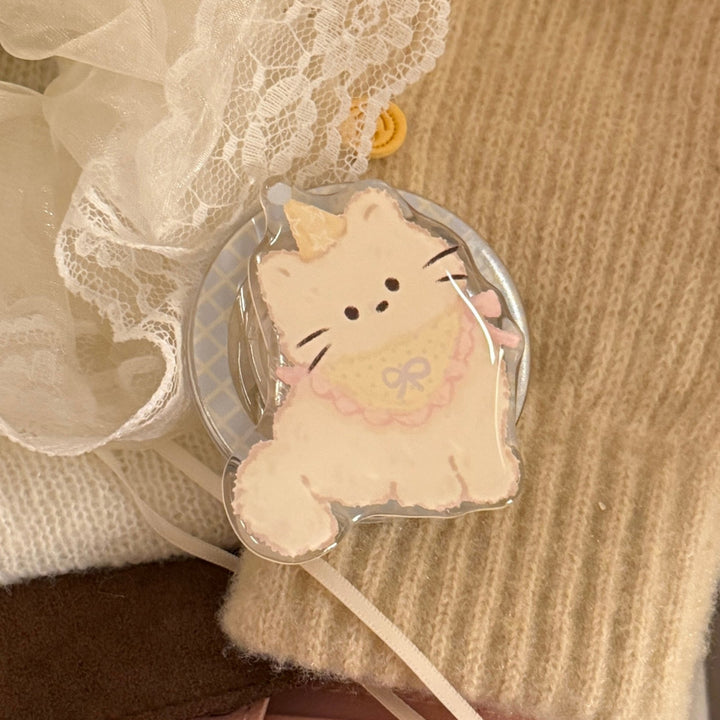 Kawaii Cat Design Phone Holder Bowlift