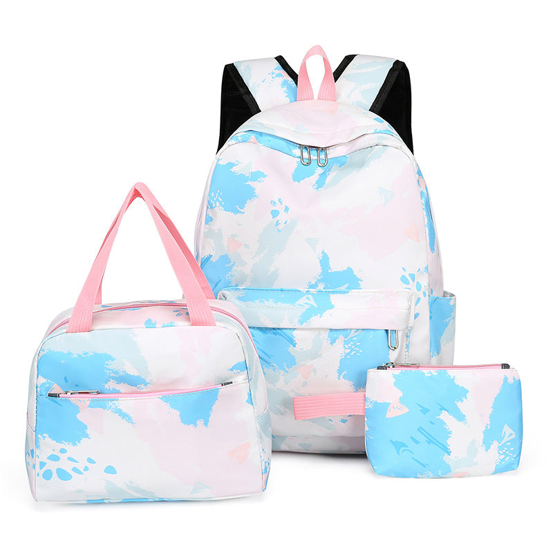 Backpack set with insulated lunchbox and practical case Bowlift