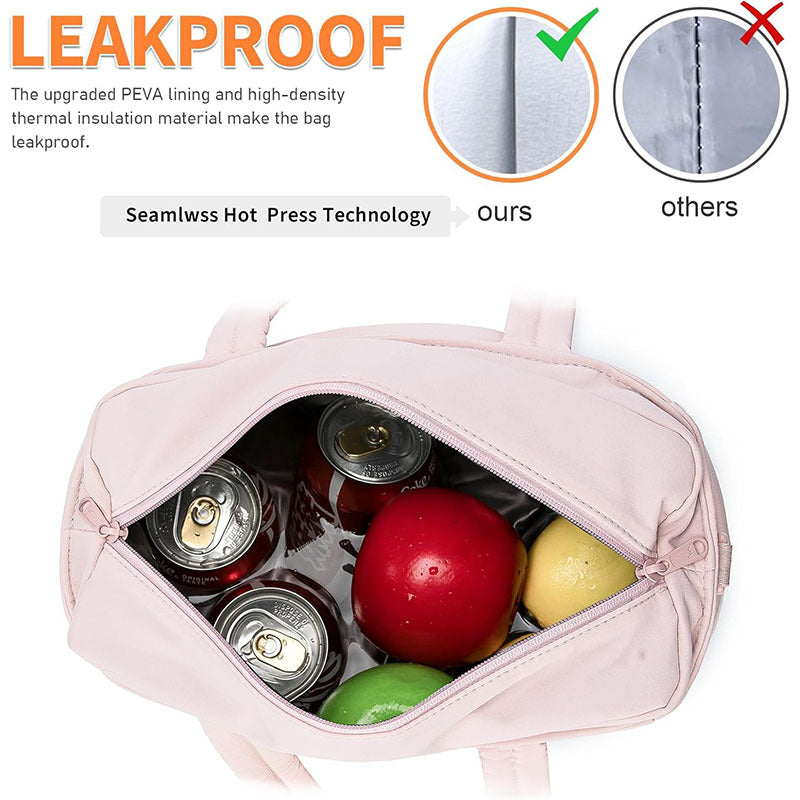 Practical Handbag with Detachable Shoulder Strap Bowlift