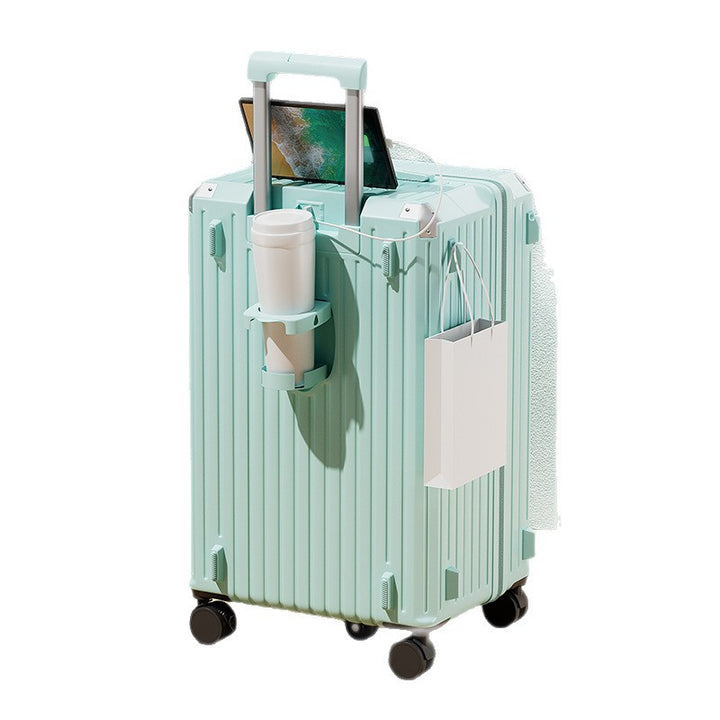 Unisex Smart Tech-Integrated Hardshell Carry-On Suitcase Bowlift