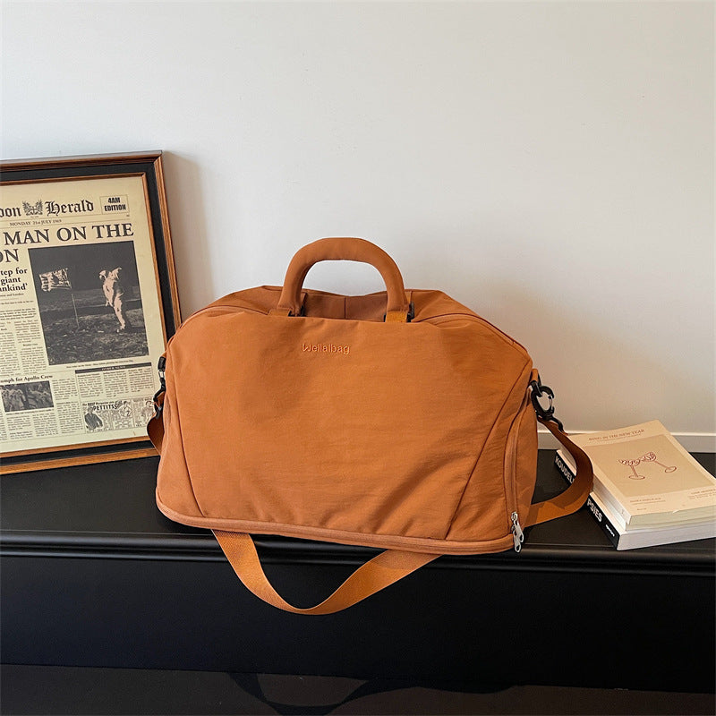 Travel Duffel with Multi-Functional Compartments