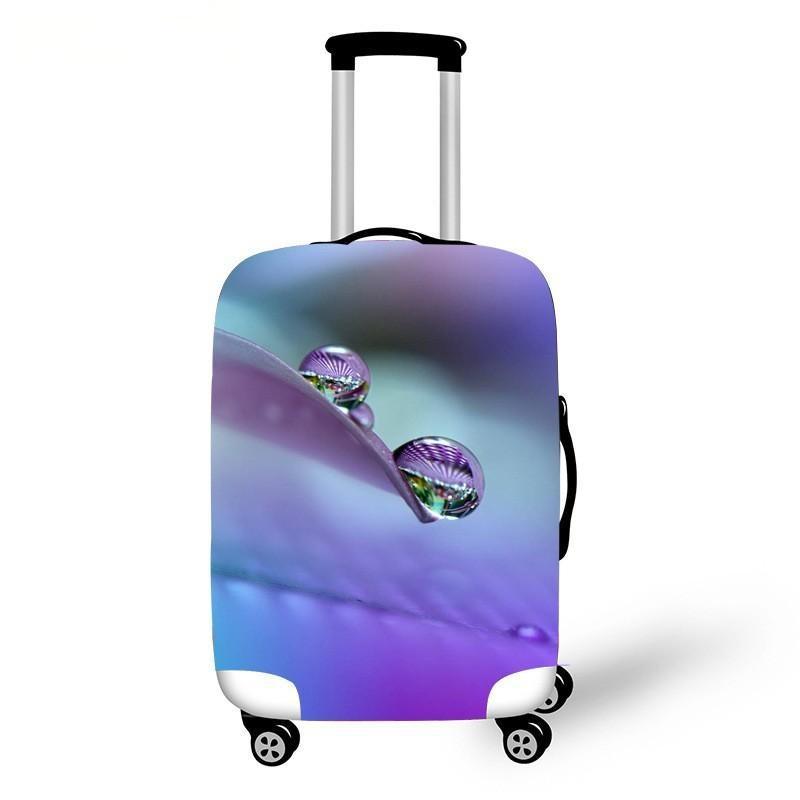 Women's hard shell suitcase with diverse floral design Bowlift