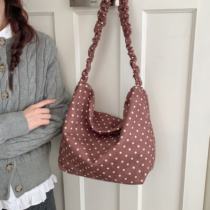 Polka Dot Hobo Bag