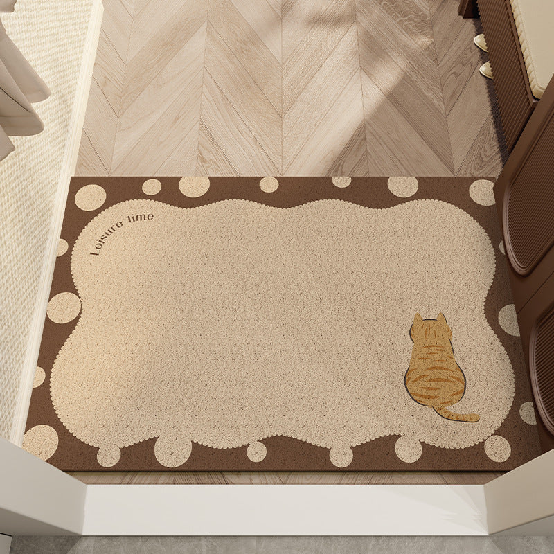 Cute Cat Themed Welcome Mat