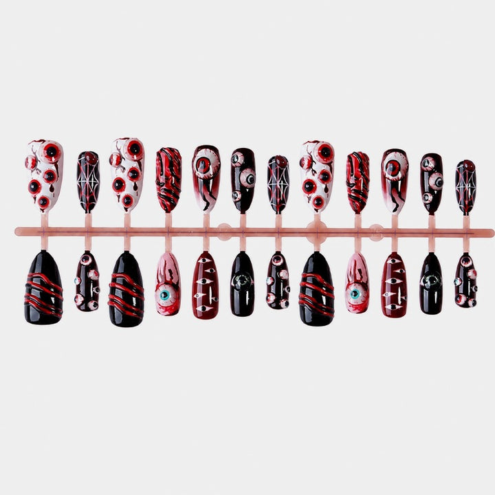 Creative Halloween Art Nail Set Bowlift