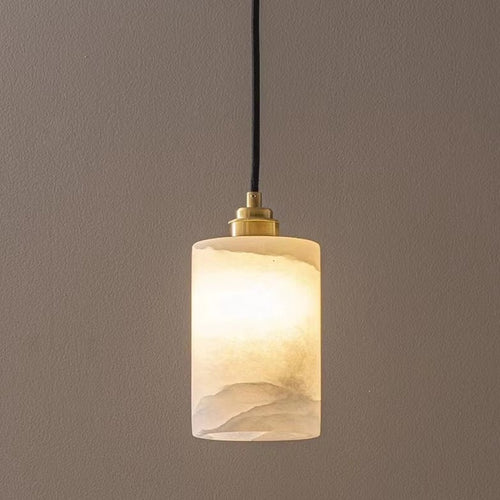 Modern Alabaster Pendant Light