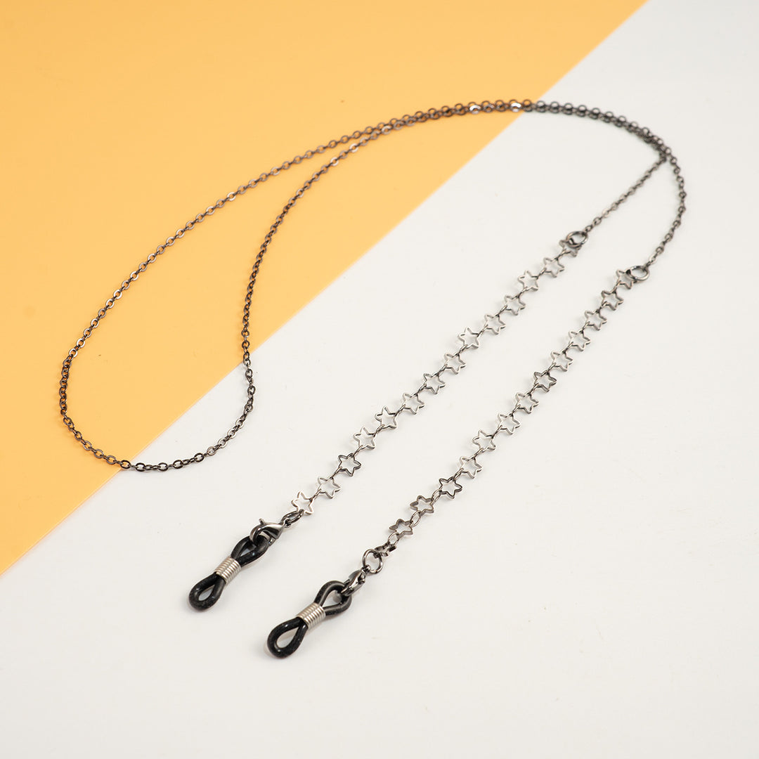 Star-Patterned Eyewear Chain Bowlift