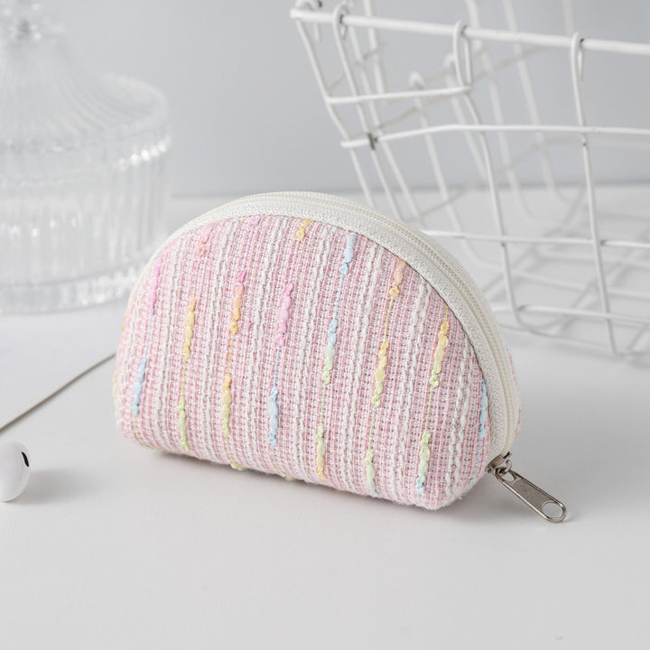 Compact Zippered Cosmetic Pouch