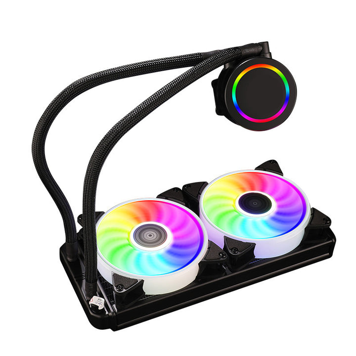 RGB Liquid CPU Cooler with Dual Fan Technology Bowlift