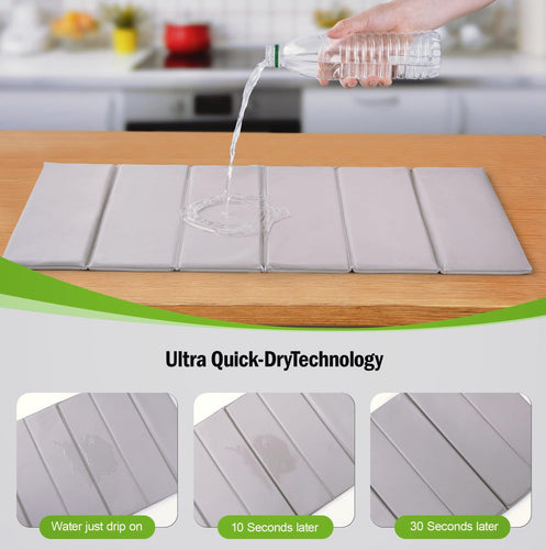 Foldable Kitchen Drying Mat Bowlift