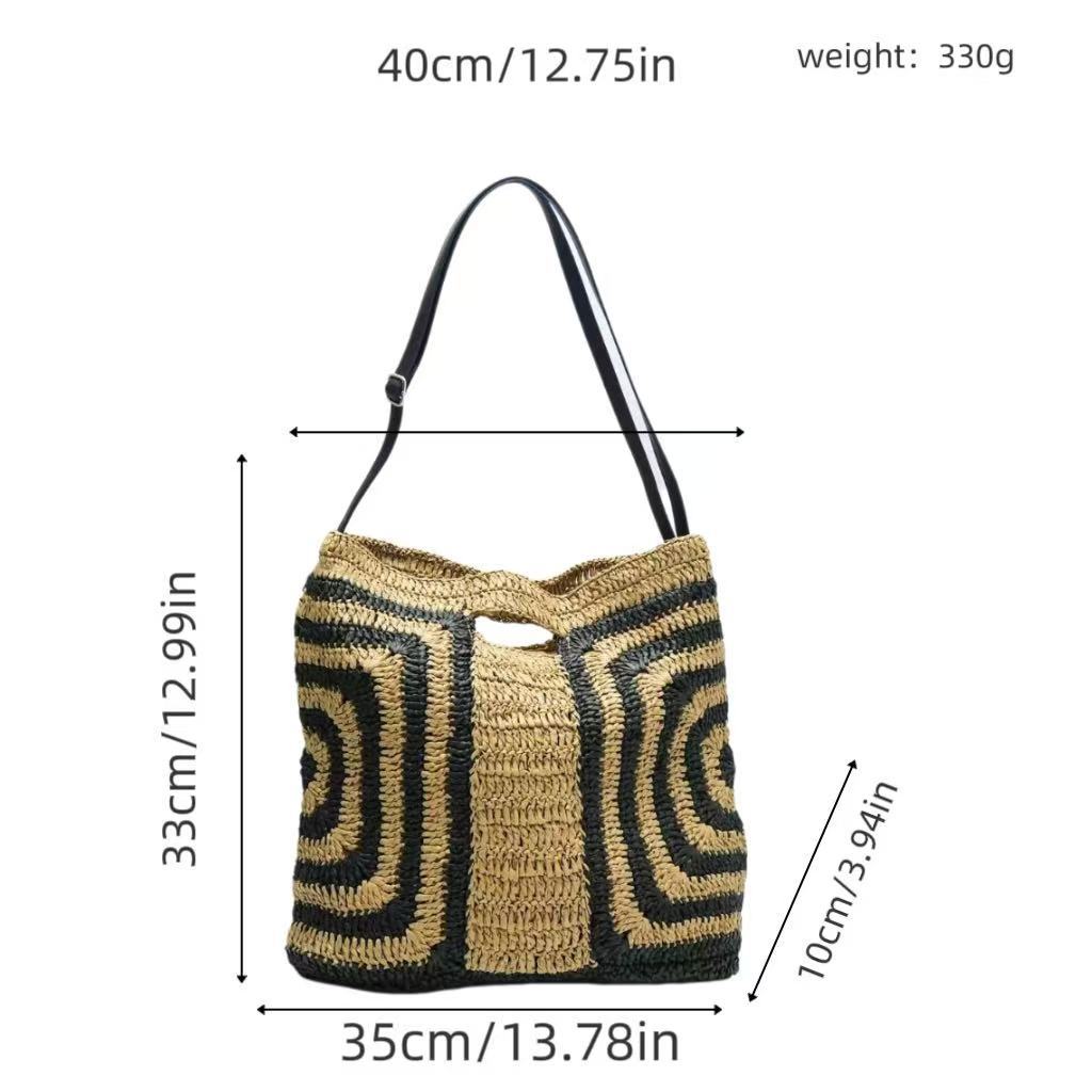 Handbag with Modern Geometric Design Bowlift
