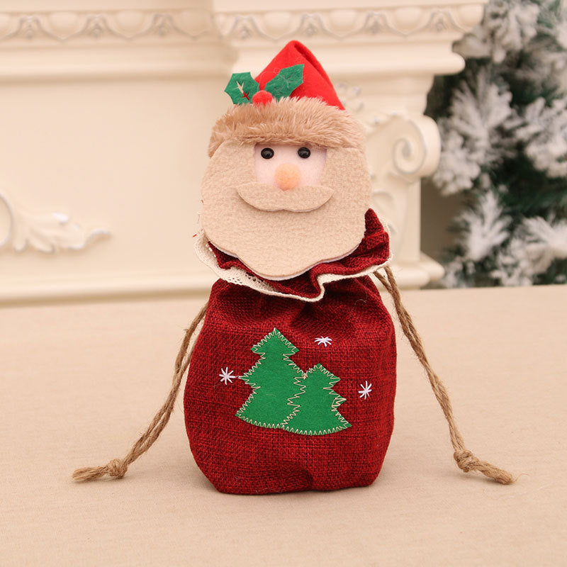 Festive Plush Bear Gift Bag Bowlift
