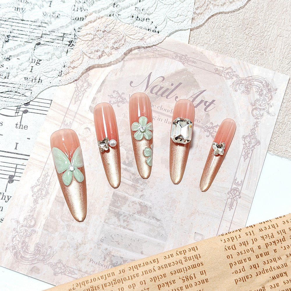 Artificial nails in floral design Bowlift