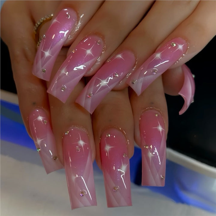 Elegant 3D Gradient Nail Art Bowlift