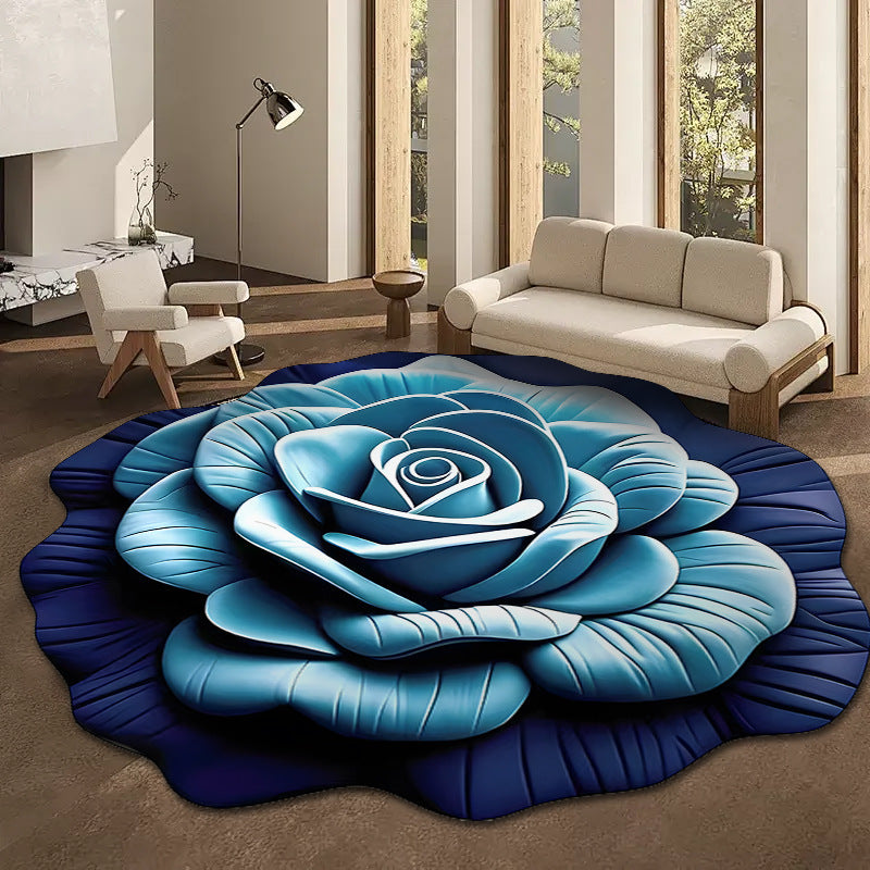 Floral Design Area Rug Bowlift