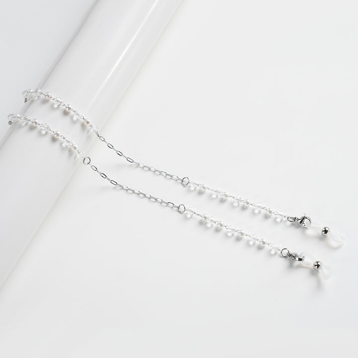 Elegant Beaded Chain Eyewear Holder Bowlift