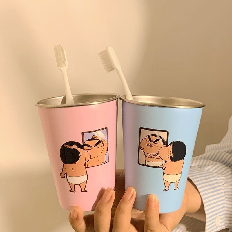 Funny drinking cup with humorous illustration design Bowlift
