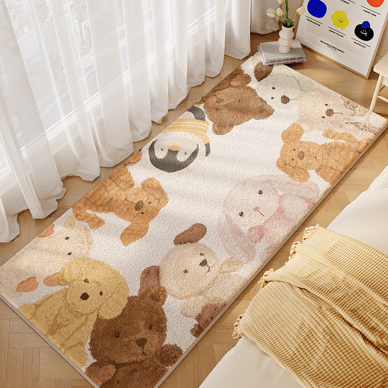 Playful Animal-Themed Runner Mat Bowlift