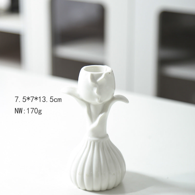 Decorative Flower Candle Holder Bowlift