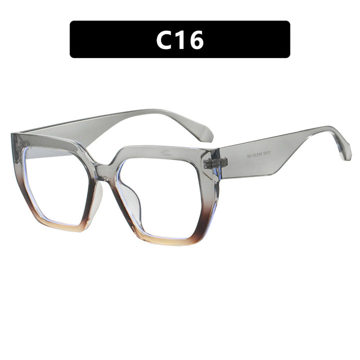 Women's geometric glasses in stylish tortoiseshell pattern Bowlift